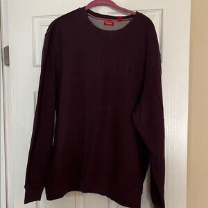 Izod Men's Dark Maroon Crewneck Sweater